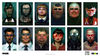 Sunday Gold Character mug shots