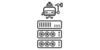 Icon of a robot working to fix technology