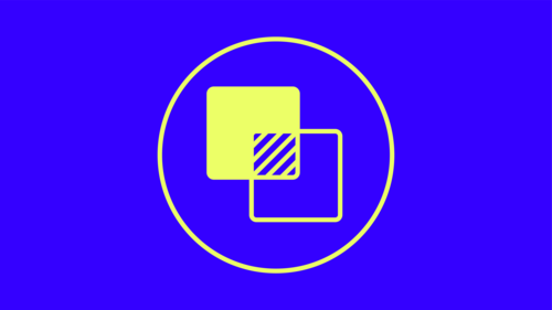 Two squares overlap icon